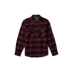 NEW SEAGER CO. men's calico flannel shirt in red rock plaid